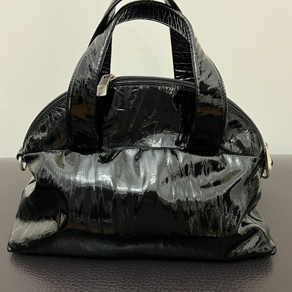 Renato Angi Venezia leather bow handbag. Made in Italy. - Picture 2 of 10